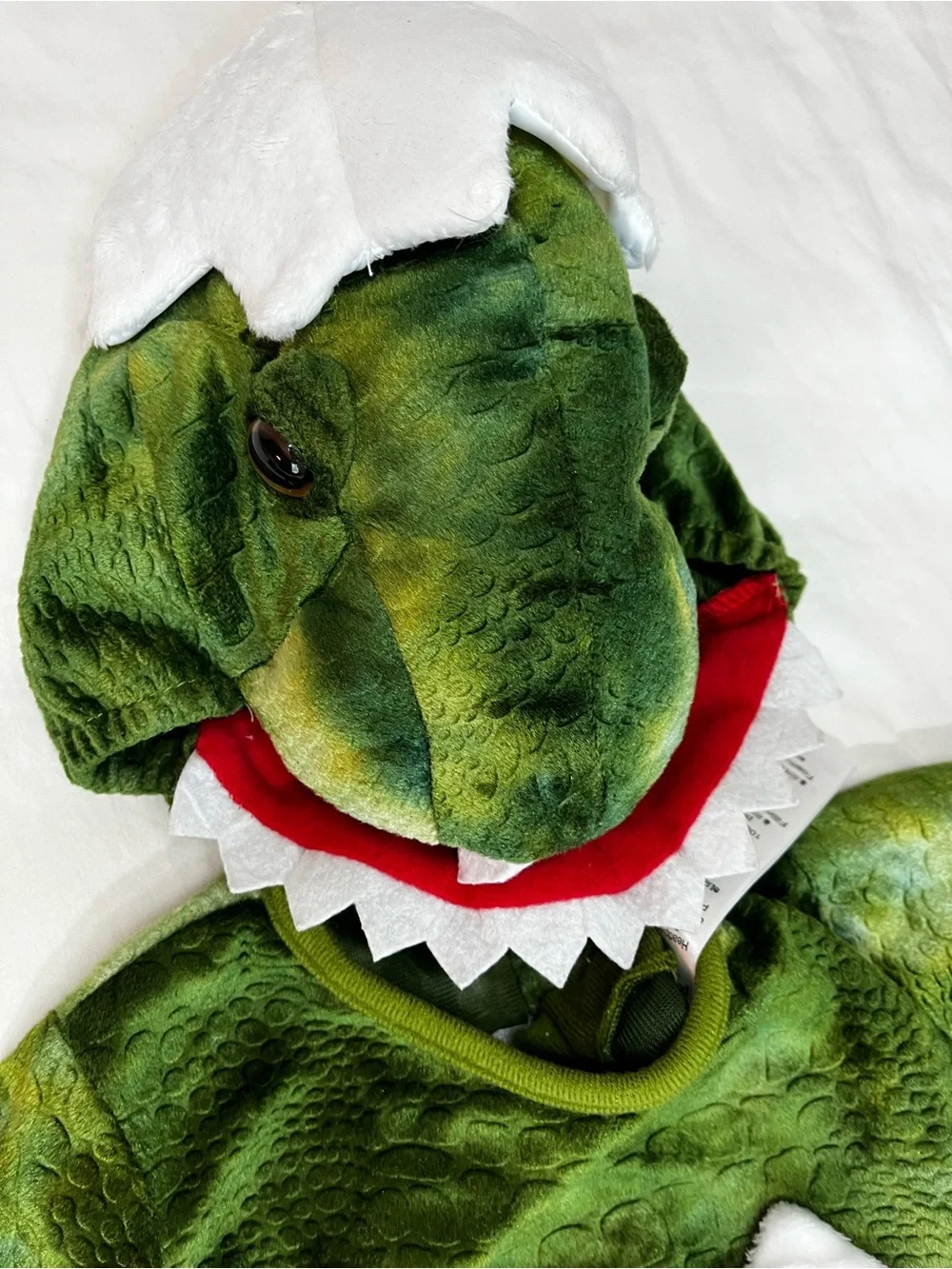 NWT Pottery Barn Kids Green T Rex Dino Egg Halloween Costume Baby Infant 0-6 mo